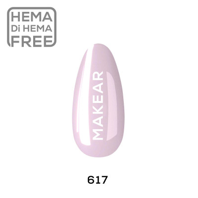 Verniz Gel 617 Rosa 8ml MAKEAR PORTUGAL