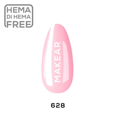 Verniz Gel 628 Rosa 8ml MAKEAR PORTUGAL