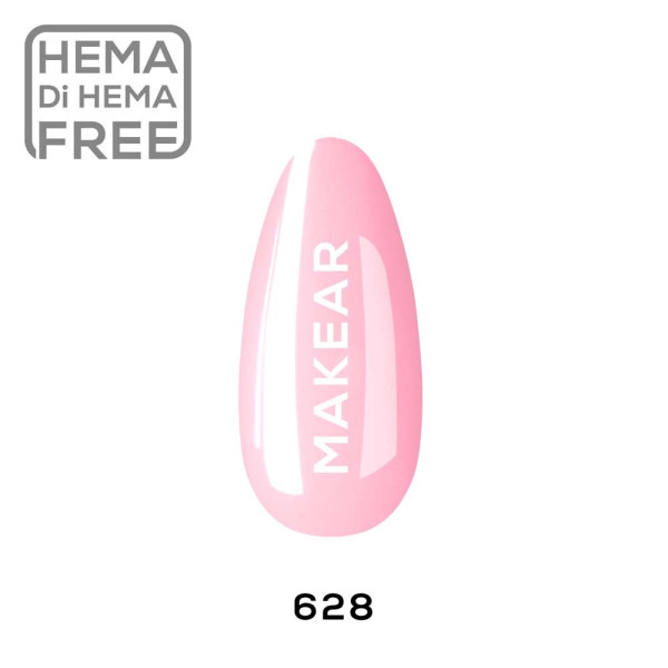 Verniz Gel 628 Rosa 8ml MAKEAR