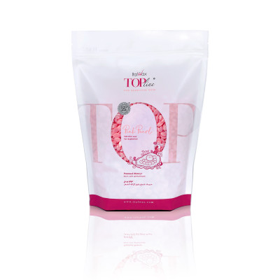Cera Hot Film Elástica Rosa Perlada Top Line 750gr Italwax