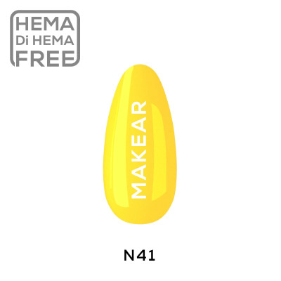 Verniz Gel N41 Néon Amarelo 8ml MAKEAR PORTUGAL