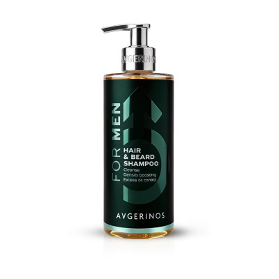 Shampo Barba e Cabelo 300ml Avgerinos Portugal