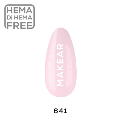 Verniz Gel 641 Rosa Glitter 8ml MAKEAR PORTUGAL