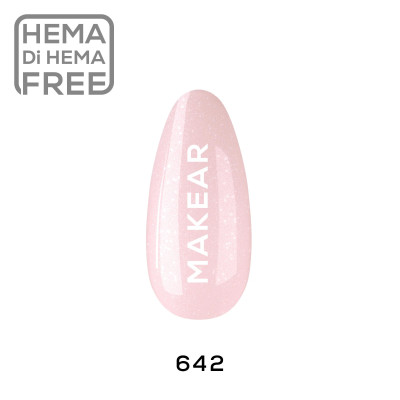 Verniz Gel 642 Rosa Glitter 8ml MAKEAR PORTUGAL