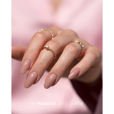 Verniz Gel 645 Nude Glitter 8ml MAKEAR PORTUGAL