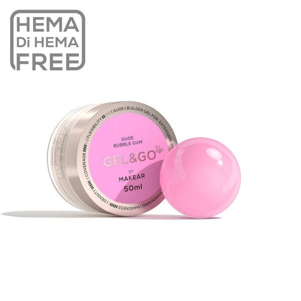 Gel & Go Up Builder Gel 05 Bubble Gum 50ml MAKEAR
