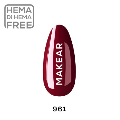 Verniz Gel 961 Vermelho 8ml MAKEAR PORTUGAL