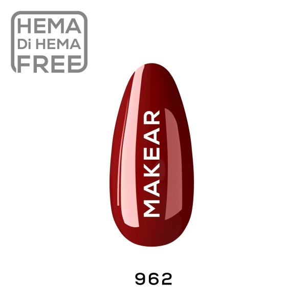 Verniz Gel 962 Vermelho 8ml MAKEAR