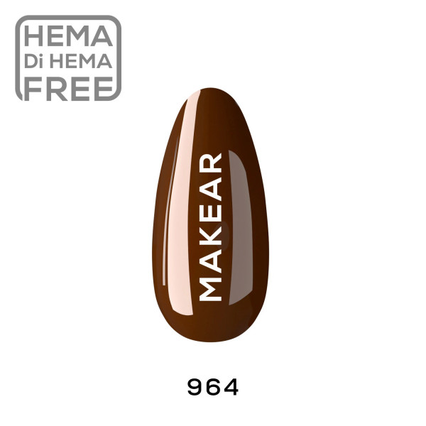 Verniz Gel 964 Castanho 8ml MAKEAR