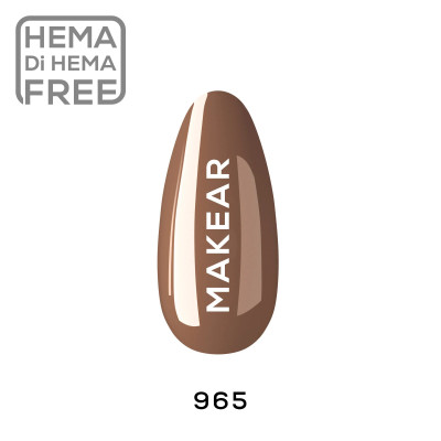 Verniz Gel 965 Castanho 8ml MAKEAR PORTUGAL