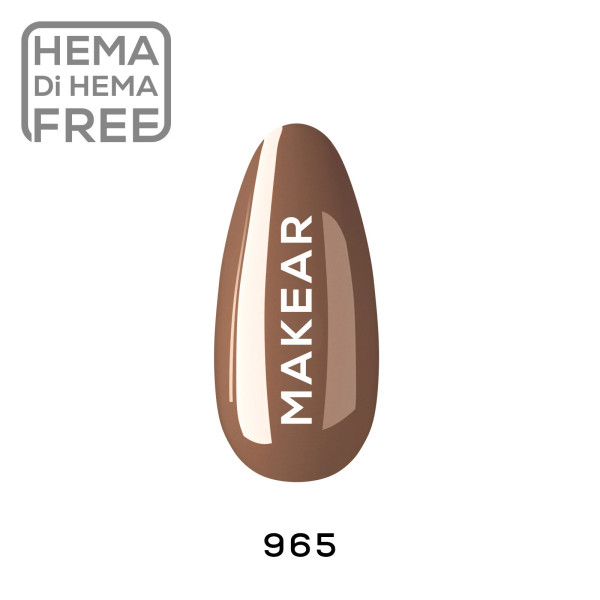 Verniz Gel 965 Castanho 8ml MAKEAR