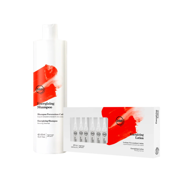 Pack Antiqueda Shampo 450ml + Cx Ampolas 12x10ml 360º Hair Professional