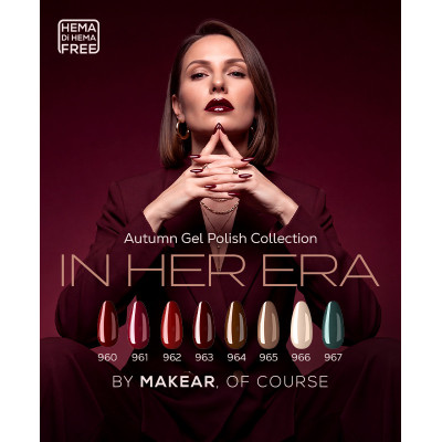 Coleção IN HER ERA Verniz gel 6 cores MAKEAR PORTUGAL