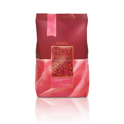 Cera Hot Film Elástica Rosa Clássica 1kg Italwax