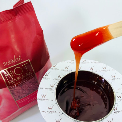 Cera Hot Film Elástica Rosa Clássica 1kg Italwax