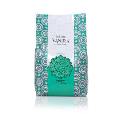 Cera Hot Film Elástica Sândalo Vanira 1kg Italwax