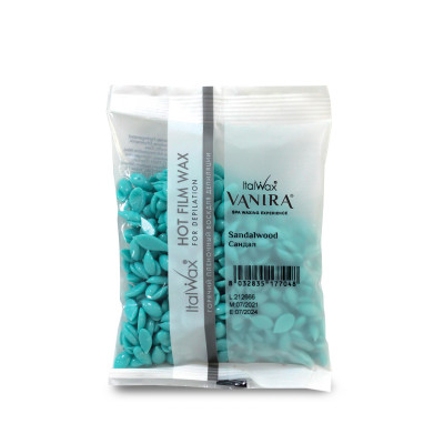 Cera Hot Film Elástica Sândalo Vanira 100gr Italwax
