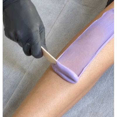 Cera Hot Film Elástica Lavanda Vanira 100gr Italwax