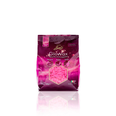 Cera Hot Film Elástica Cherry Pink Facial 400gr Italwax