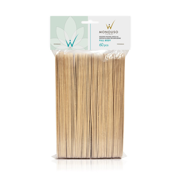 Espátula Madeira Full Body 60uni Italwax