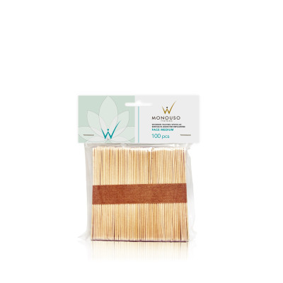 Espátula Madeira Medium 100uni Italwax