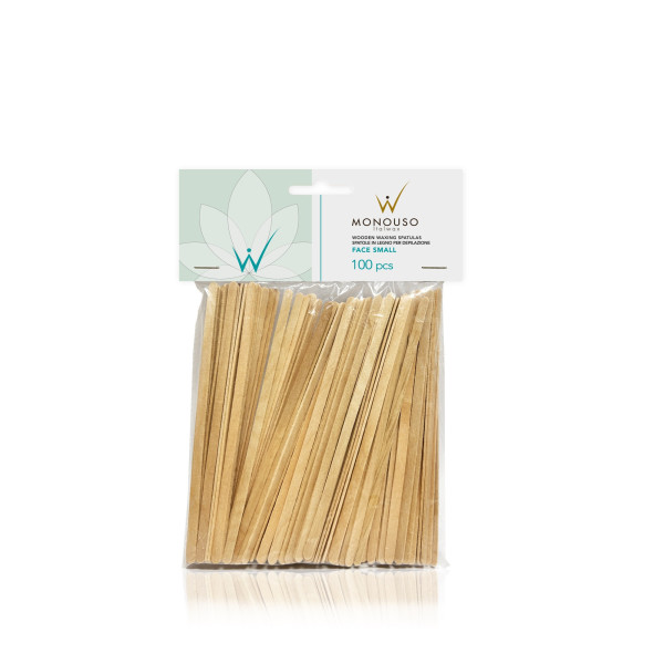 Espátula Madeira Small 100uni Italwax