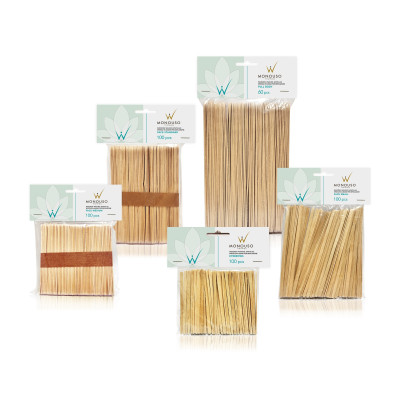 Espátula Madeira Sobrancelhas 100uni Italwax