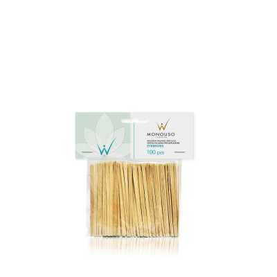 Espátula Madeira Sobrancelhas 100uni Italwax