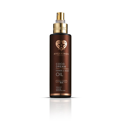 Óleo Corpo, Mãos e Cabelo Coco Dream 150ml Avgerinos