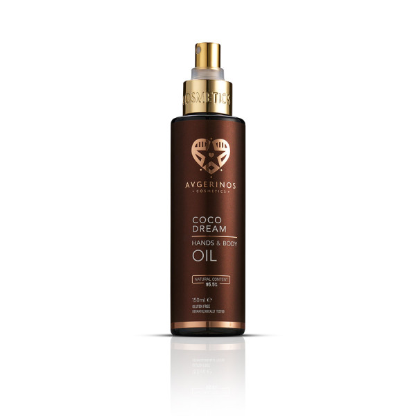 Óleo Corpo, Mãos e Cabelo Coco Dream 150ml Avgerinos
