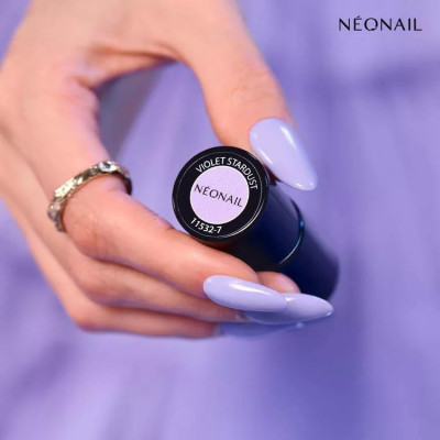 Verniz Gel Violet Stardust 7,2ml NEONAIL ultra pigmentado e alta duração