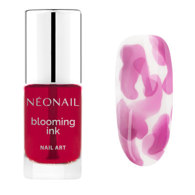 Verniz Blooming Ink Pink 7,2ml NEONAIL ultra pigmentado e alta duração.