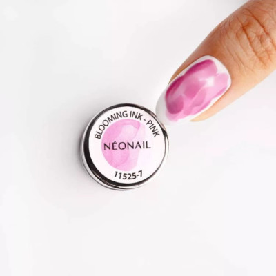 Verniz Blooming Ink Pink 7,2ml NEONAIL ultra pigmentado e alta duração.