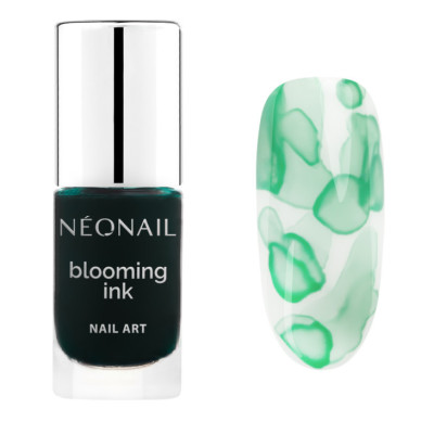 Verniz Blooming Ink Green 7,2ml NEONAIL ultra pigmentado e alta duração.