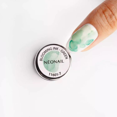 Verniz Blooming Ink Green 7,2ml NEONAIL ultra pigmentado e alta duração.