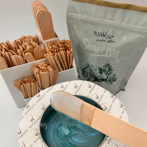 Cera Hot Film Granualda Snowy Day 500gr Italwax - Edição Limitada Natal 