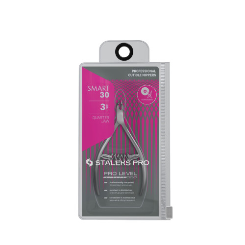 Alicate Cutículas Smart 30 3mm Staleks Pro