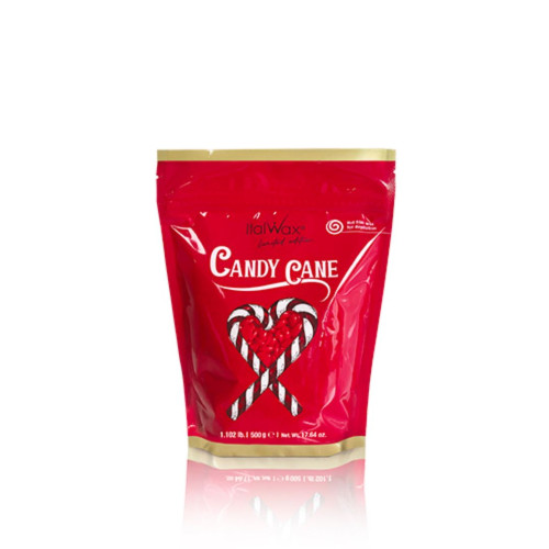 Cera Hot Film Granualda Candy Cane 500gr Italwax - Edição Limitada Natal 
