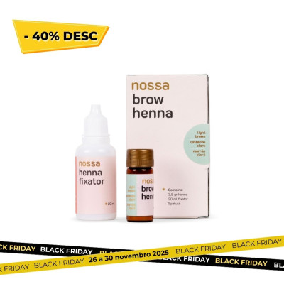 Henna Sobrancelhas Castanho Claro NOSSA