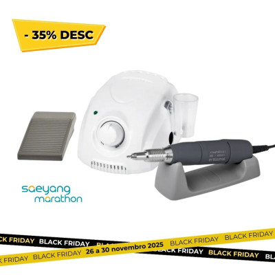 Set Manicure Marathon 3 Champion + Punho 35 000rpm H35LSP