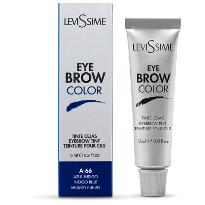 Coloração Eyebrow Color nºA-66 Azul Indigo 15ml Levissime