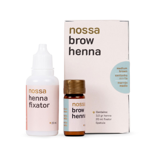 Henna Sobrancelhas Castanho Médio NOSSA Henna Sobrancelhas Castanho Médio NOSSA