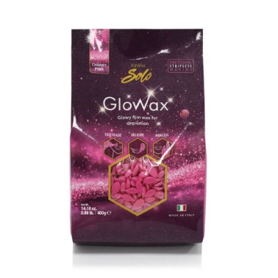 Cera Hot Film Granulada Cherry Pink Glowax 500gr Italwax