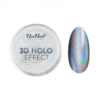 Pó Efeito 3D Holo Silver 0,3gr NEONAIL